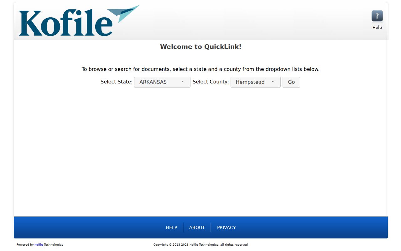 Kofile QuickLinks page for historic Clarke County deed records