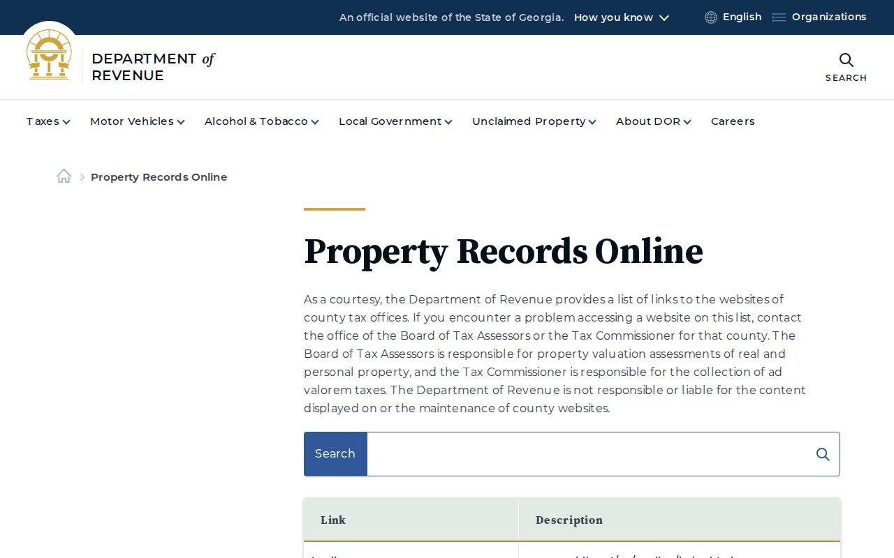 Athens street directory Georgia property records portal