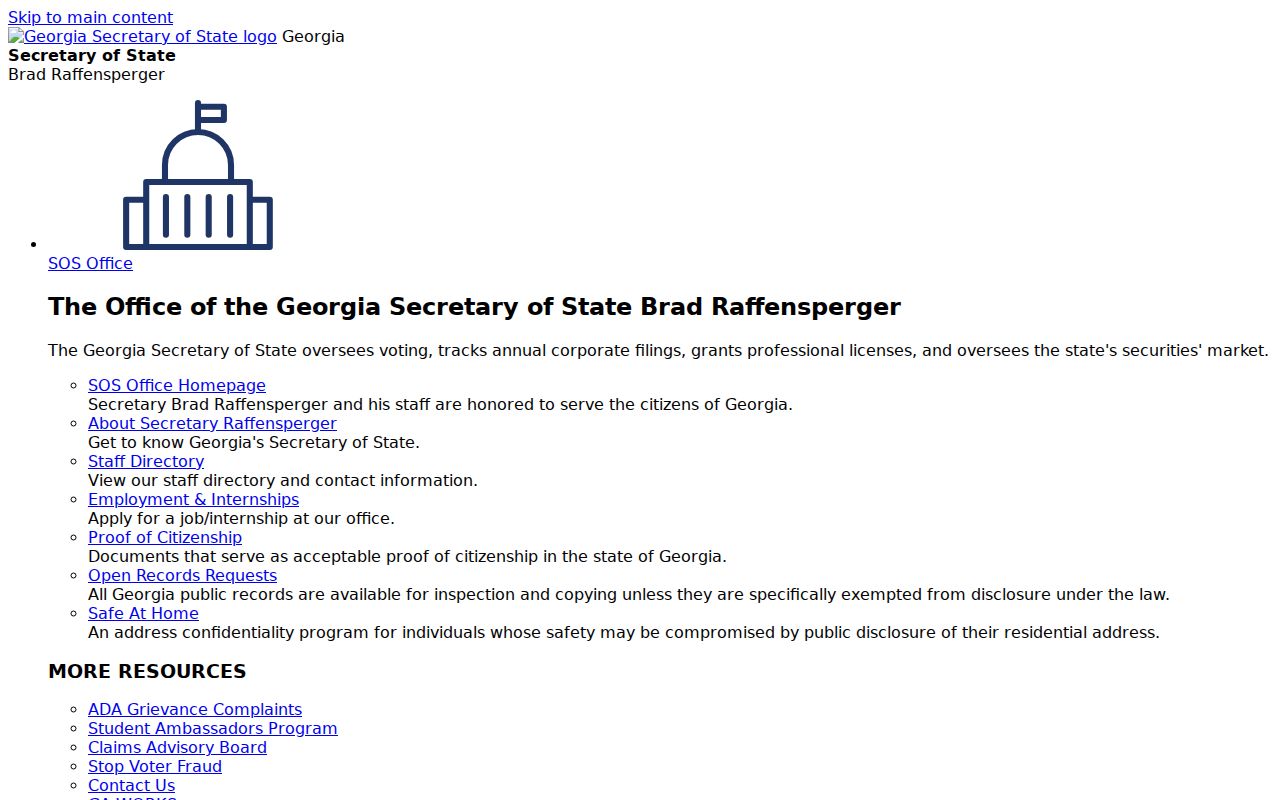 Athens ZIP code directory Georgia voter list order page